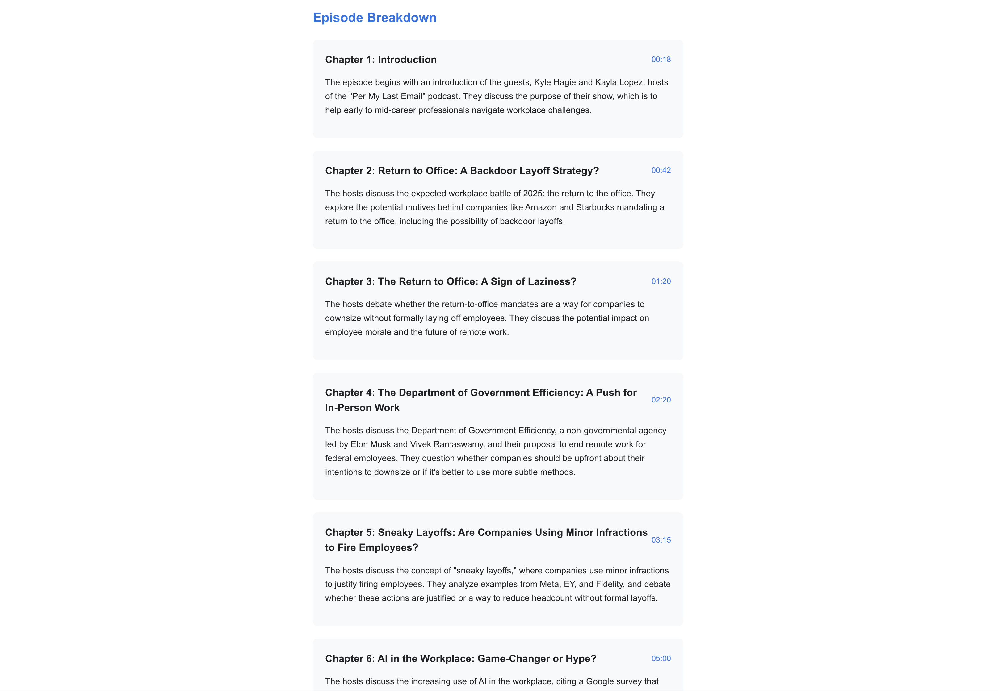 Boost Listener Engagement